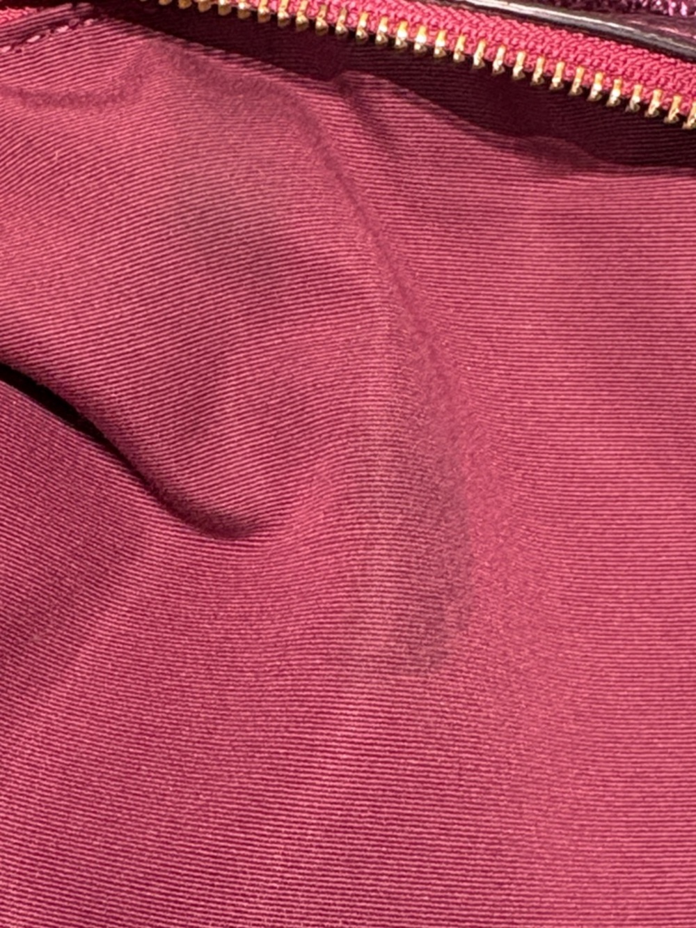 COACH Metallic Berry Magenta Pebble Leather Elle Hobo Shoulder Bag #F87691 - Picture 12 of 13